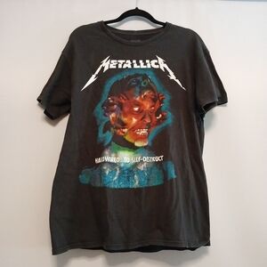 Metallica Hardwired To Self Destruct WorldWired 2017 Official Band Tour T-Shirt